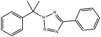 2-(1-methyl-1-phenylethyl)-5-phenyl-2H-Tetrazole Struktur