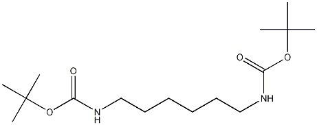 1,6-Bis(tert-butoxycarbonylamino)hexane Structure
