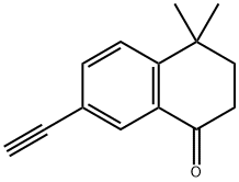 4,4-Dimethyl-7-ethynyl-1-tetralone Structure