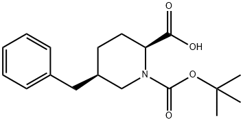 1,2-Piperidinedicarboxylic acid, 5-(phenylmethyl)-, 1-(1,1-dimethylethyl) ester, cis- (9CI)|