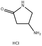 4-アミノピロリジン-2-オン塩酸塩 化学構造式