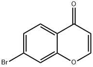 7-ブロモ-4H-クロメン-4-オン 化学構造式