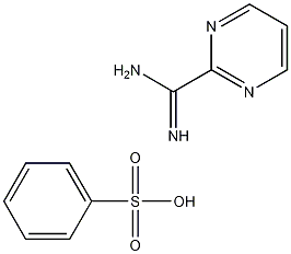 2-Pyrimidinecarboximidamidemonobenzenesulfonate Structure