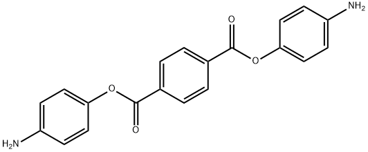 1,4-Benzenedicarboxylic acid bis(4-aminophenyl) ester Structure