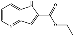 1H-ピロロ[3,2-B]ピリジン-2-カルボン酸エチル 化学構造式