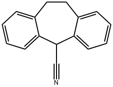 10,11-二氢-5H-二苯并[A,D]环庚烯-5-甲腈, 1729-63-1, 结构式