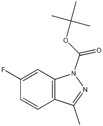 6-氟-3-甲基-1H-吲唑-1-羧酸叔丁酯, 174180-43-9, 结构式