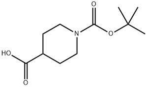 1,4-哌啶二甲酸 1-叔丁酯, 174286-31-8, 结构式