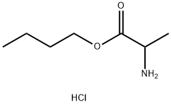 丙氨酸丁酯盐酸盐,174468-17-8,结构式