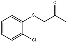 1-[(2-氯苯基)硫]-2-丙酮, 17514-52-2, 结构式