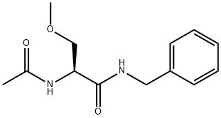 (S)-2-Acetamido-N-benzyl-3-methoxypropanamide Struktur