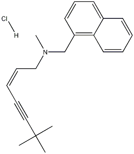 CIS-テルビナフィン塩酸塩 化学構造式