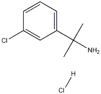 1-(3-氯苯基)-1-甲基乙胺, 17790-50-0, 结构式