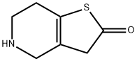4,5,6,7-Tetrahydrothieno[3,2-c]pyridin-2(3H)-one 化学構造式
