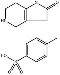 4,5,6,7-四氢噻吩并[3,2-C]吡啶-2(3H)-酮 4-甲基苯磺酸盐,178688-49-8,结构式