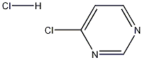 4-chloropyrimidine hydrochloride 化学構造式