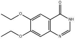 6,7-二乙氧基喹唑啉-4-酮, 179246-15-2, 结构式
