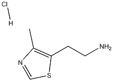 4-甲基-5-噻唑乙胺盐酸盐, 17928-09-5, 结构式