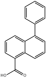 5-Phenylnaphthalene-1-carboxylic acid Structure