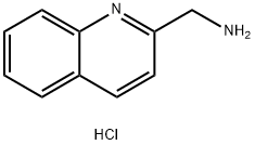 2-喹啉甲胺盐酸盐,18004-62-1,结构式