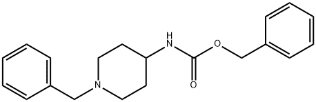 1-Benzyl-4-benzyloxycarbonylaminopiperidine Struktur