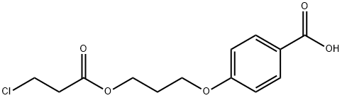 4-[3-(3-Chloro-1-oxopropoxy)propoxy]benzoic acid|4-[3-(3-氯-1-氧代丙氧基)丙氧基]苯甲酸