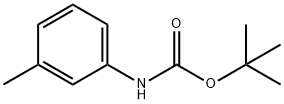 (3-メチルフェニル)カルバミン酸TERT-ブチル 化学構造式