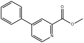 4-Phenylpyridine-2-carboxylic acid methyl ester Struktur