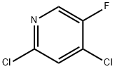2,4-Dichloro-5-fluoropyridine Struktur