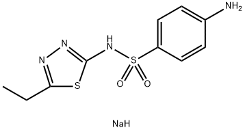 磺胺乙二唑, 1904-95-6, 结构式