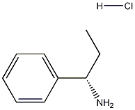 (S)-(-)-1-Amino-1-phenylpropaneHCl Struktur