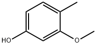 3-メトキシ-4-メチルフェノール 化学構造式
