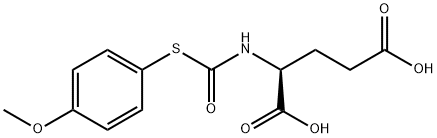 N-[[(4-Methoxyphenyl)thio]carbonyl]-L-glutamic acid Structure