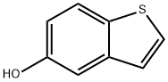 ベンゾ[b]チオフェン-5-オール 化学構造式