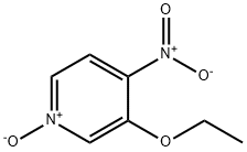 3-乙氧基-4-硝基吡啶 1-氧化物 结构式