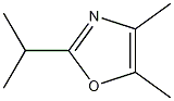 2-イソプロピル-4,5-ジメチルオキサゾール 化学構造式