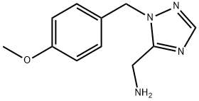 (1 - (4 - 甲氧基)-1H - 1,2,4 - 三唑-5 - 基)甲胺,199014-16-9,结构式