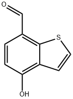 4-hydroxy-benzo[b]thiophene-7-carboxaldehyde Structure