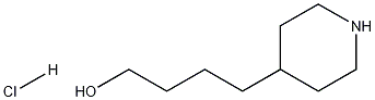 4-(4-Piperidyl)-1-butanol Hydrochloride Structure