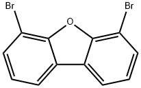 4,6-ジブロモジベンゾフラン 化学構造式