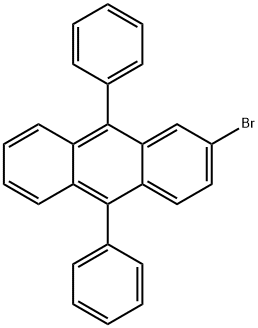 2-Bromo-9,10-diphenylanthracene Structure