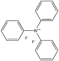 トリフェニルビスマスジフルオリド 化学構造式