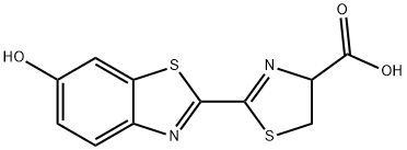 4,5-二氢-2-(6-羟基-2-苯并噻唑)-4-噻唑羧酸, 20240-21-5, 结构式