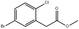 methyl 2-(5-bromo-2-chlorophenyl)acetate Structure