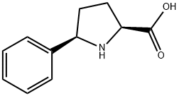 (5R)-5-苯基-L-脯氨酸, 203645-40-3, 结构式