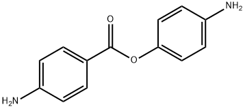 4-Aminobenzoic acid 4-aminophenyl ester Struktur