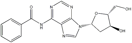N6-Benzoyl-2'-deoxyadenosine Structure