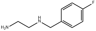 N-(4-氟苄基)乙烷-1,2-二胺 结构式