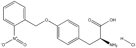 O-(2-硝基苄基)-L-酪氨酸盐酸盐,207727-86-4,结构式