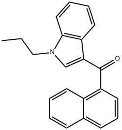 1-Naphthalenyl(1-propyl-1H-indol-3-yl)methanone Structure